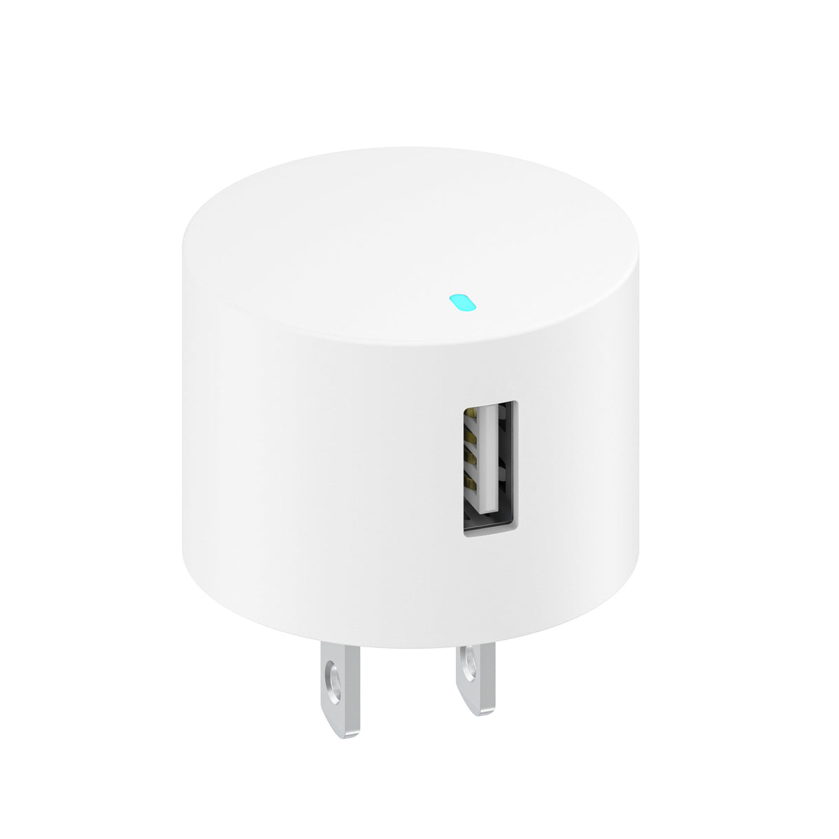 . Wall Charging Kit with 3ft Micro-USB to USB Cable, White, LED Power Indicator, Compact Travel-Friendly Design, Compatible with All Micro-USB Devices