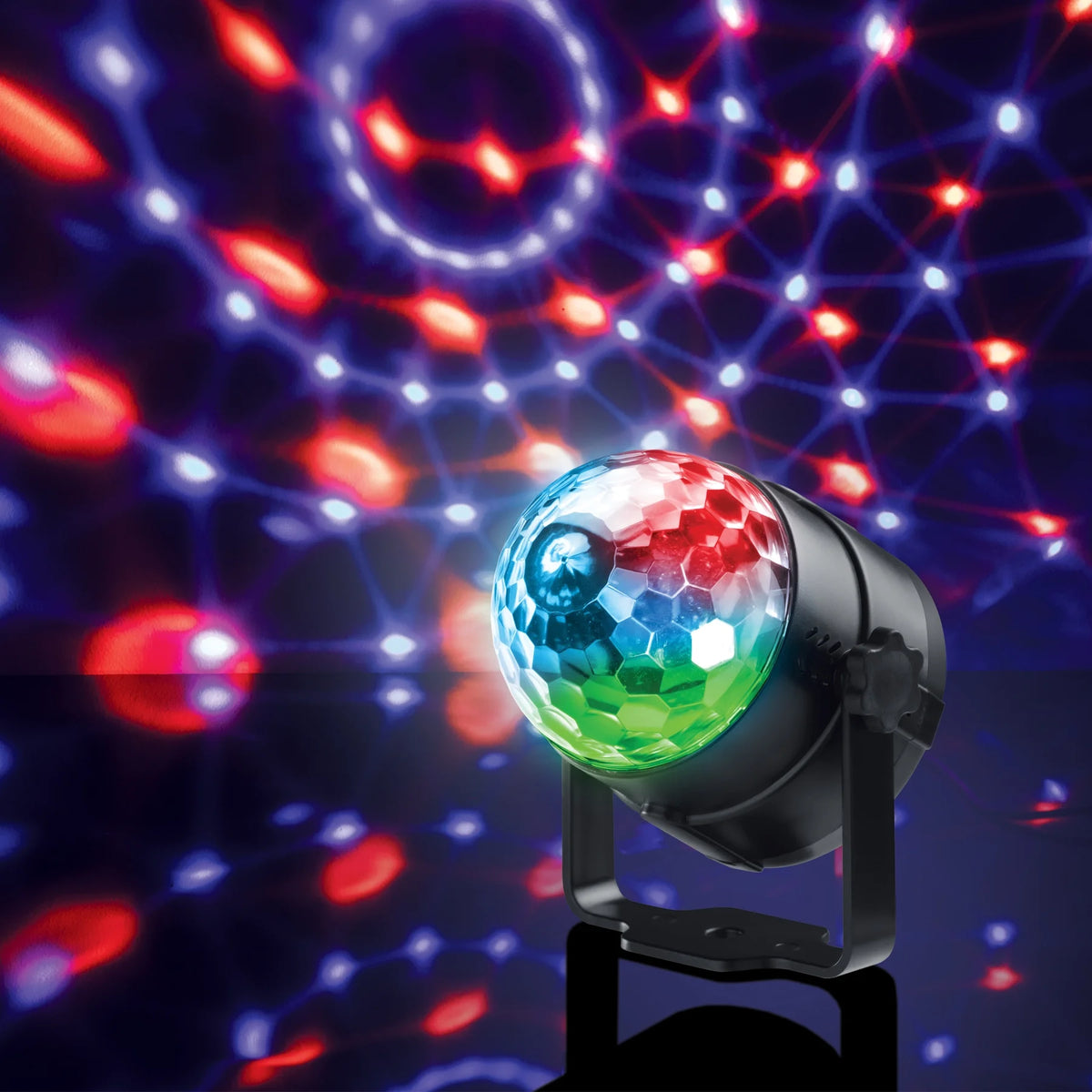 Multicolor LED Disco Projector with Rotating Light Show, USB Powered