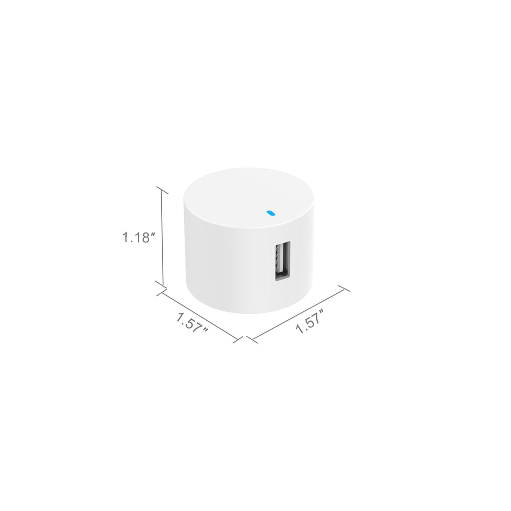 . Wall Charging Kit with 3ft Micro-USB to USB Cable, White, LED Power Indicator, Compact Travel-Friendly Design, Compatible with All Micro-USB Devices