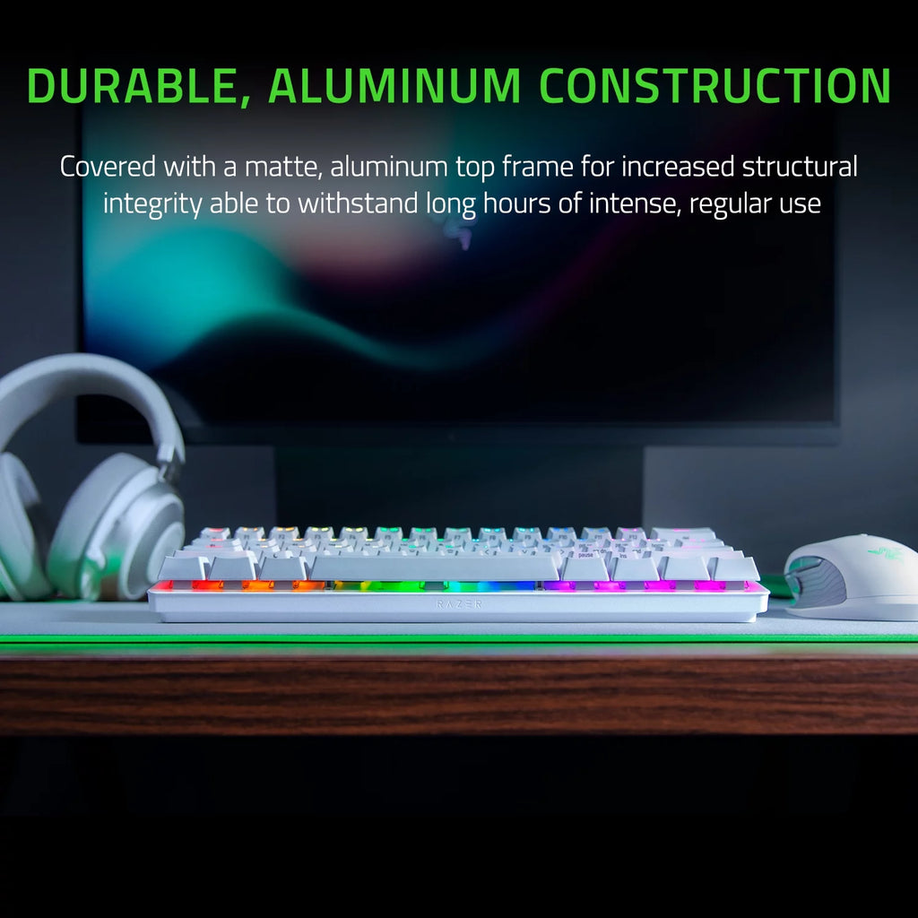 Huntsman Mini Special Edition 60% Linear Optical Gaming Keyboard - Black/White