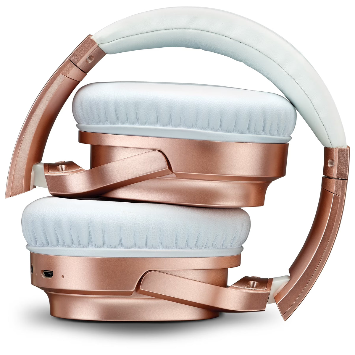iLive IAHN40RGD Bluetooth Over-Ear Headphones with Noise Cancellation in Rose Gold