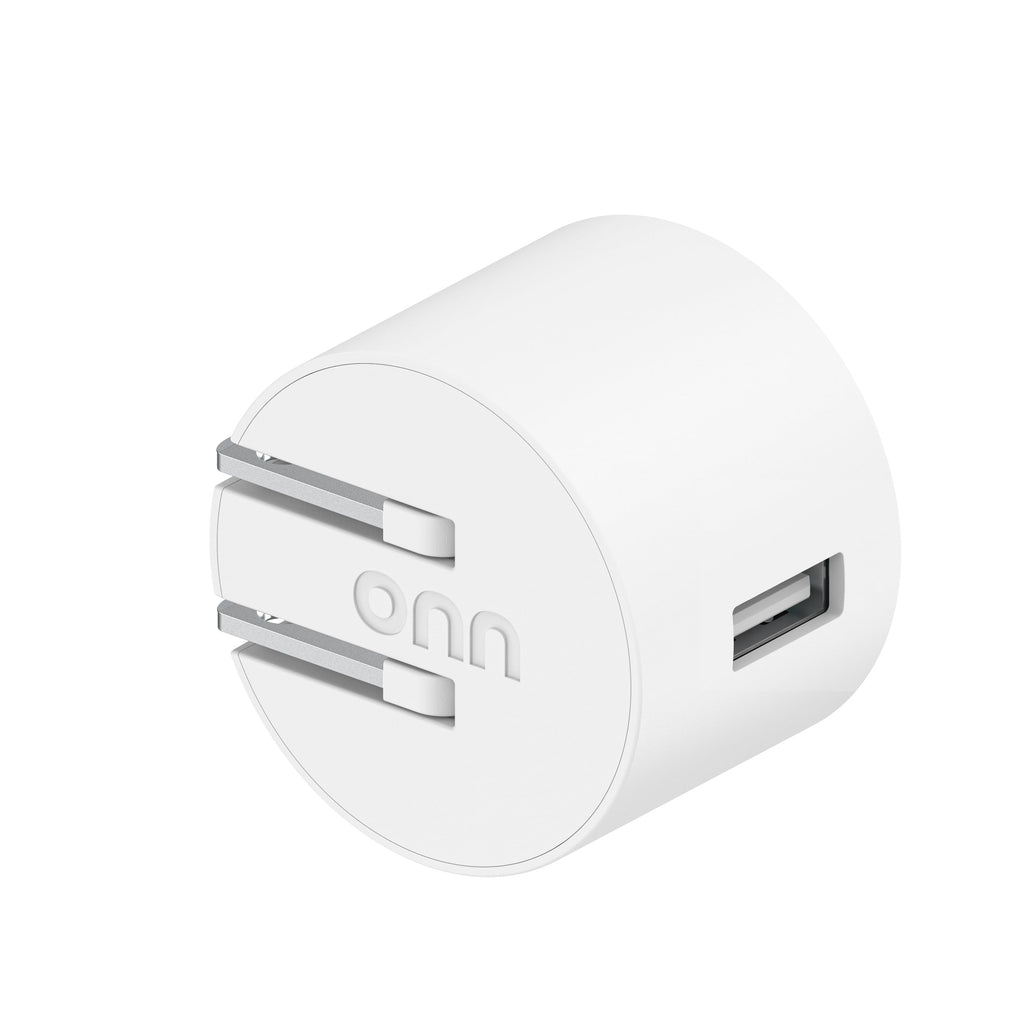 . Wall Charging Kit with 3ft Micro-USB to USB Cable, White, LED Power Indicator, Compact Travel-Friendly Design, Compatible with All Micro-USB Devices