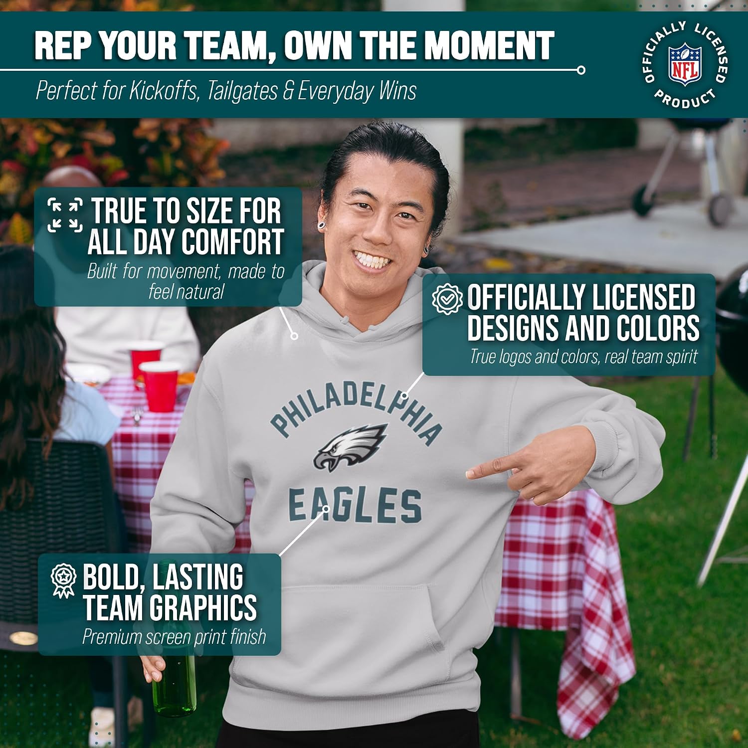 Unleash Your Team Spirit with the NFL Gameday Hoodie - Officially Licensed Cotton Blend Fleece for Men and Women