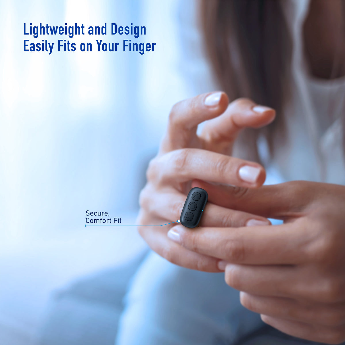 Bluetooth Smart Remote Ring for TikTok Scrolling