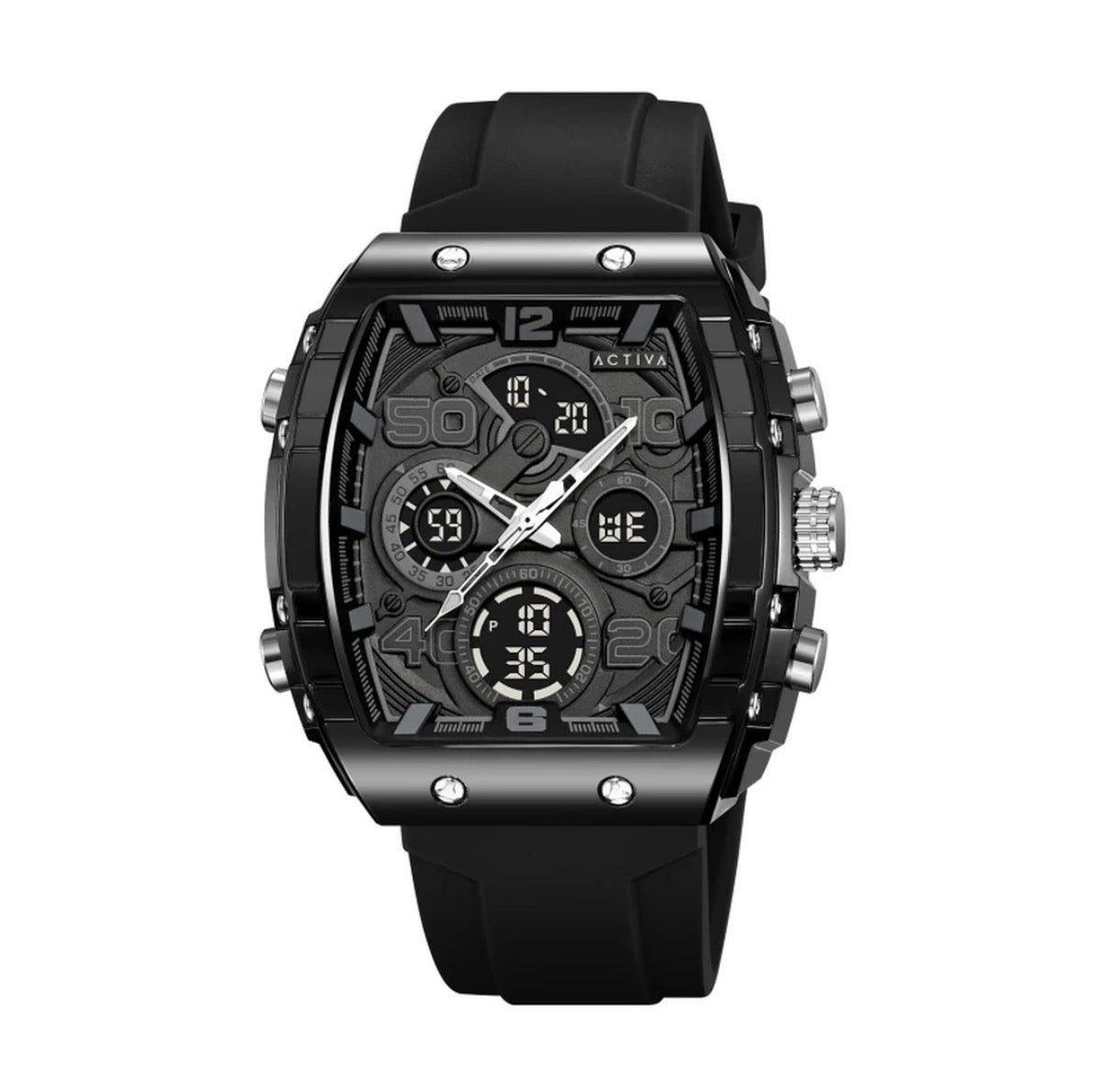 Activa X
Invicta Digital Essentials Men's
Watch - 45mm, Black (ACW8109-001)