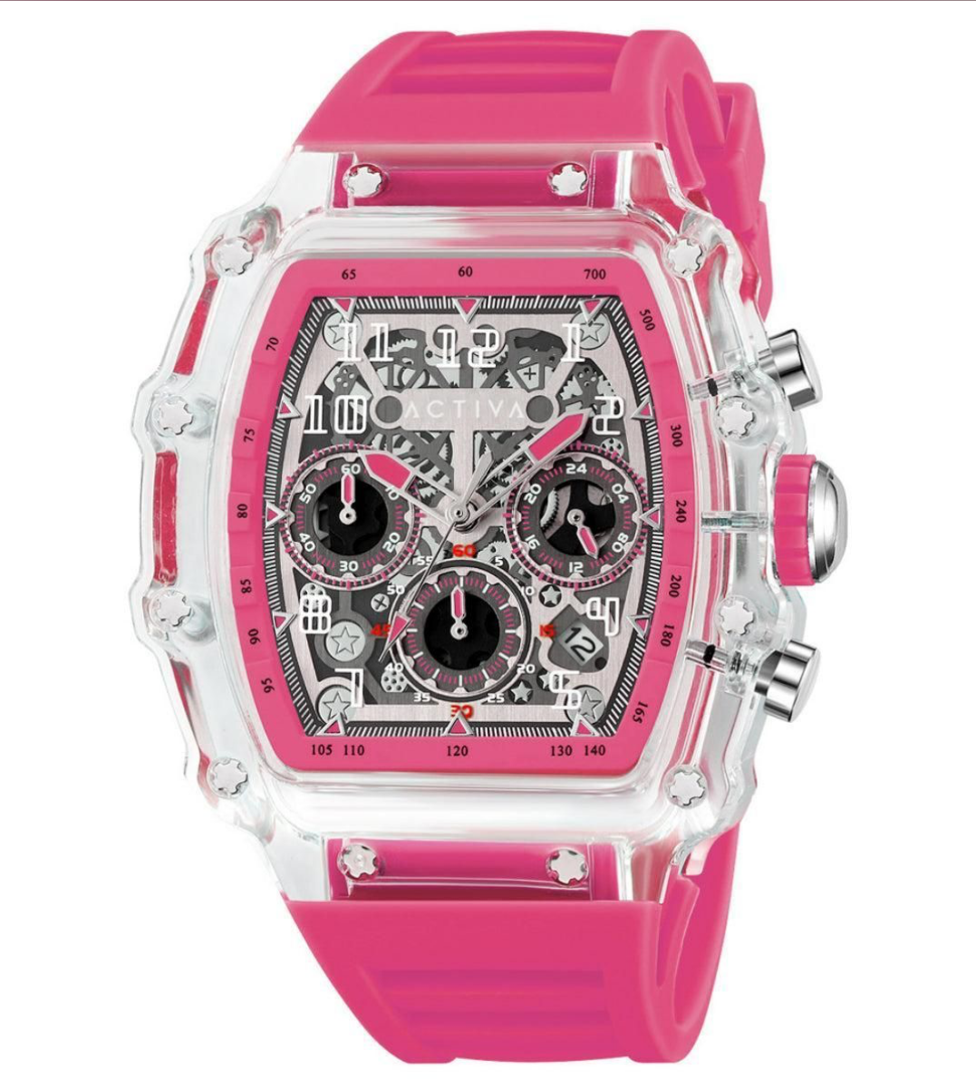 Activa Fury X
Invicta Men's Watch w/ Skeleton Dial - 44.3mm Pink