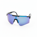 Black Sport Sunglasses — White Background