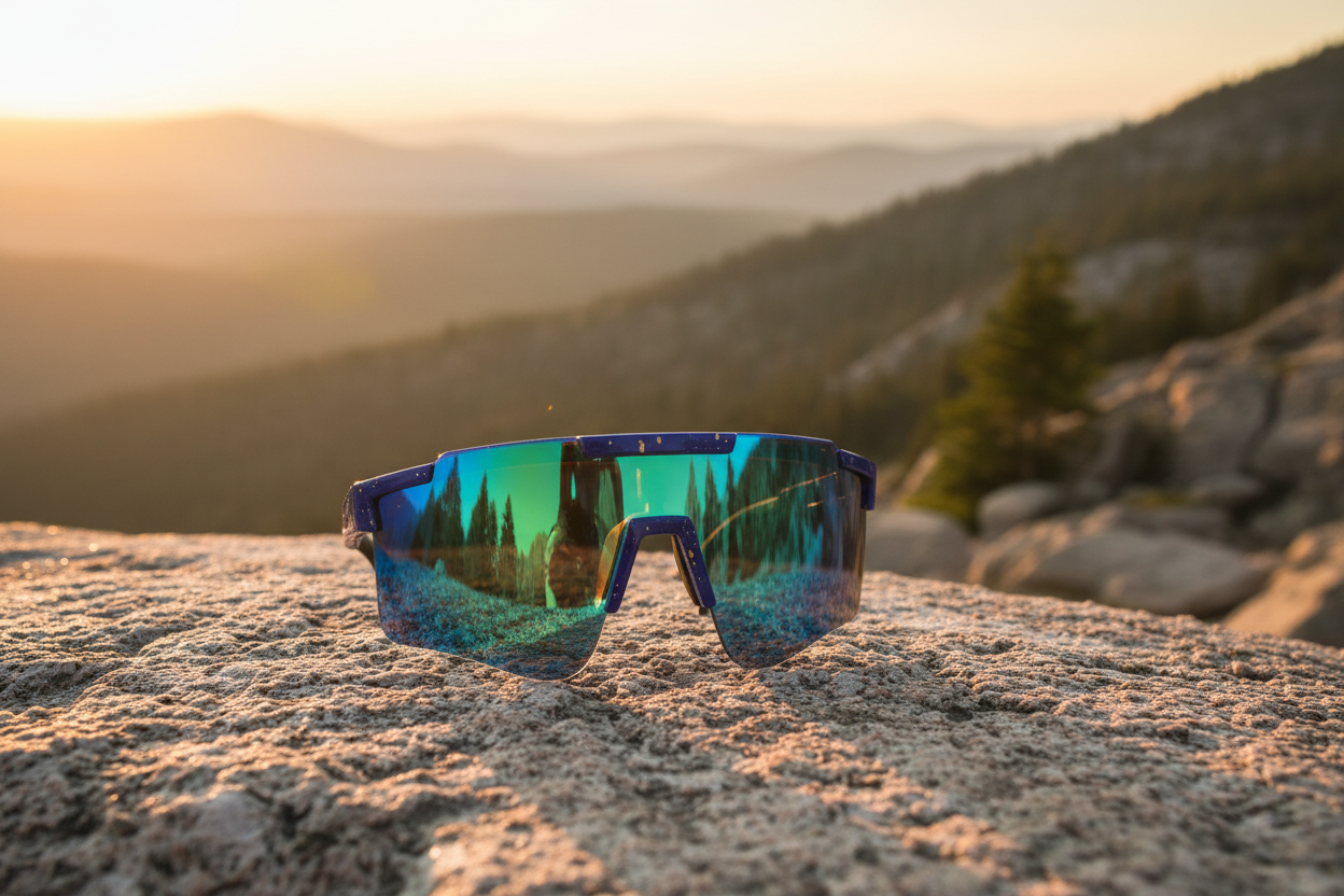 Blue Sport Sunglasses — Outdoor
