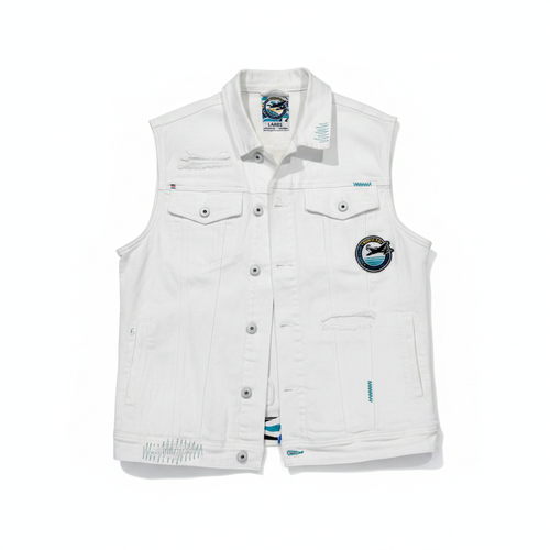 Born Fly Denim Vest – Front