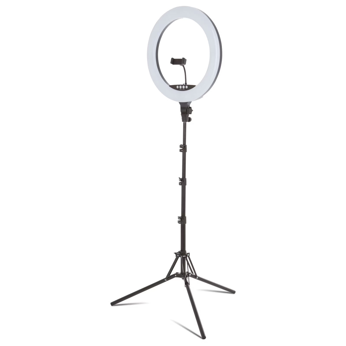 18-Inch RGB LED Ring Light with Tripod, Phone Holder, USB Charging Ports, and Wireless Remote Control