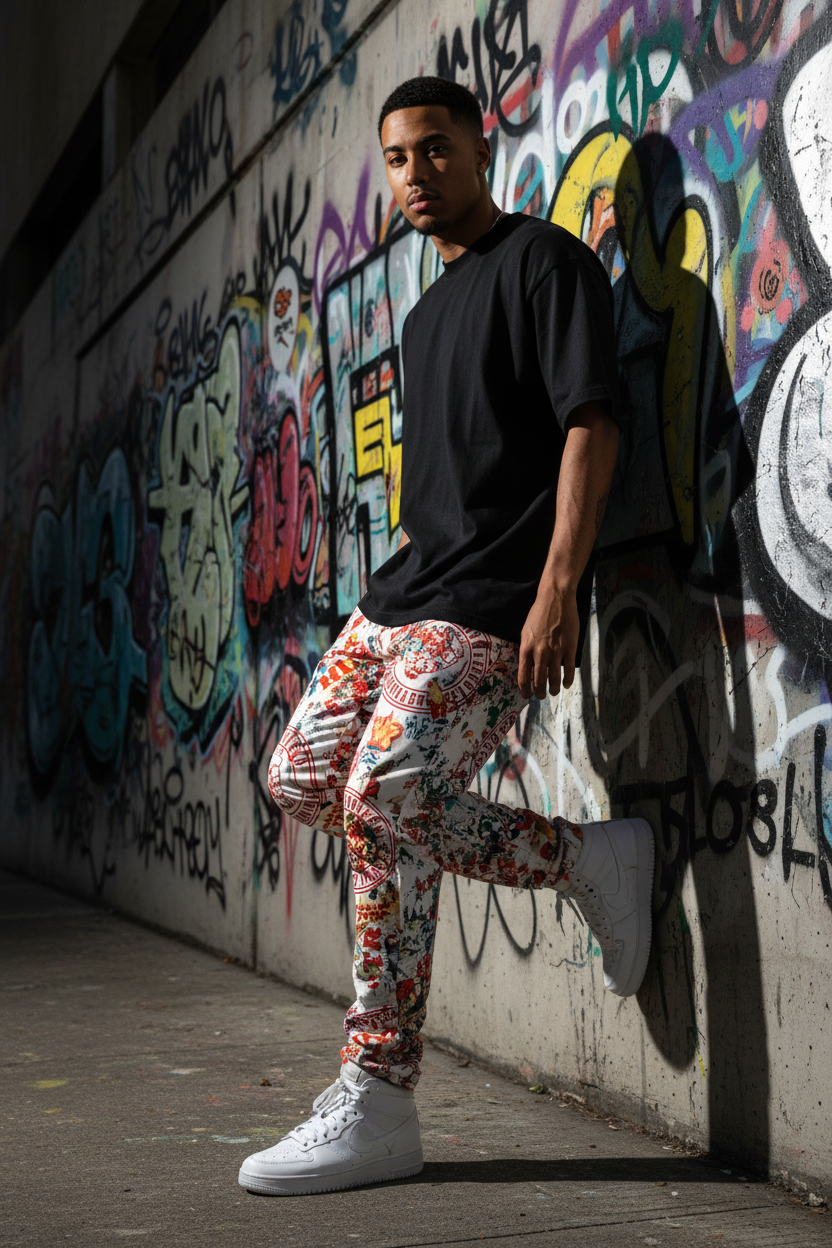 Hustle Gang Pants – Male Model Urban
