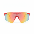 Red Rainbow Sport Sunglasses — White Background