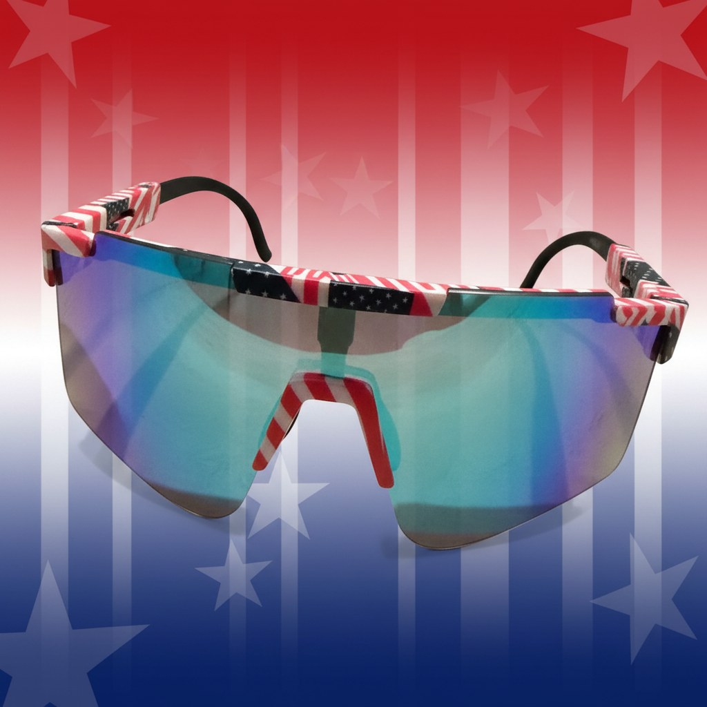 Sunglasses Patriotic Close-Up